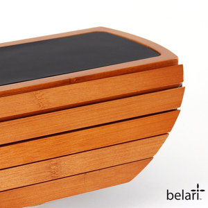 Mobilier de salon pratique Table avec bras de canapé en bambou - Product Image 4