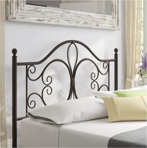 หัวเตียงเหล็กสีน้ำตาลโบราณทำด้วยมือชิ้นส่วนเฟอร์นิเจอร์ตกแต่งผนังชิ้นส่วนเฟอร์นิเจอร์สำหรับสปาโรงแรมบ้านห้องนอน - Product Image 2