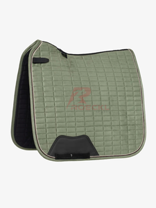 Luxury English <b>saddle</b> pad wholesale durable soft quilted material breathable lining lightweight comfortable equestrian - Product Image 4