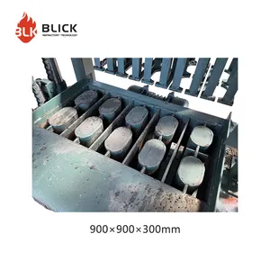 La taille du moule de la Machine à blocs BLK5-15 peut être personnalisée. Moule de la Machine à briques au Ghana