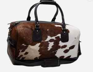 Sacs polochons en cuir de qualité supérieure pour hommes et femmes Grande taille Multi poches Poignée supérieure Duffle Bas - Product Image 6
