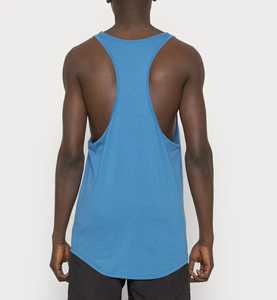 เสื้อกล้ามผู้ชายพิมพ์ซับลิเมชั่นสีทึบออกแบบได้ตามต้องการ - Product Image 2