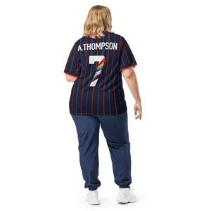 Maillots de football et de basketball pour hommes de haute qualité, respirants, grandes tailles, logo personnalisé, maillots d'équipe, 100% polyester, séchage rapide - Product Image 4