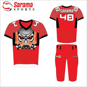 Impression personnalisée Uniforme de football américain Vêtements de sport Uniforme de football américain personnalisé, - Product Image 1