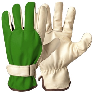 Comfortable Winter Work Wear <b>Driver</b> <b>Gloves</b> Reflective Safety Construction Garden Cowhide Grain Leather <b>Gloves</b> General Purpose - Product Image 4