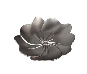 Vintage Design Elegant Aluminum Metal <b>Large</b> Coaster Classic Flower Decorative Table Pad for Home or Restaurant Use - Product Image 1