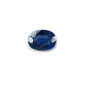 Saphir bleu naturel non chauffé 9,88 carats ovale, pierre précieuse de saphir naturel facetté pour la fabrication de bijoux - Product Image 1