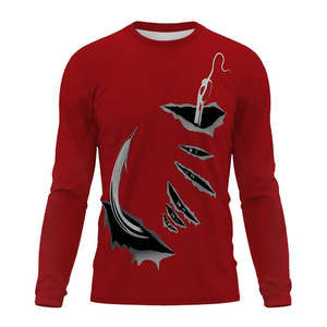 Fabricante de Camisetas de Pesca para Hombre con Logotipo OEM ODM, Tela Elástica de Secado Rápido, Absorbe la Humedad, Protección UV - Product Image 2