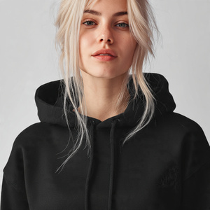 Sudadera con Capucha OEM para Mujer, Sudadera de Forro Polar de 500 GSM, Sudadera de Forro Polar Grueso para Invierno, Sudadera con Capucha para Mujer - Product Image 2