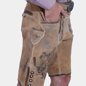 Lederhosen Fabricant OEM Tenue traditionnelle bavaroise personnalisée Qualité supérieure Fournisseur allemand de costumes Oktoberfest - Product Image 4