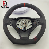 Volant en cuir personnalisé pour BMW Série E avec fibre de carbone pour BMW E81 E87 E82 E88 E21 E30 E36 E46 E90 E91 E92 E93 E28 E34 E39 E60