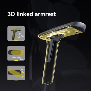 Chaise de jeu pour ordinateur X5C en gros, chaise de jeu pour ordinateur X5C réglable en hauteur, chaise de jeu pour esports pivotante avec accoudoirs à liaison 3D - Product Image 4