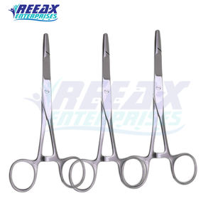 Pinzas hemostáticas rectas y curvas de acero inoxidable de la mejor calidad, pinzas para mosquitos, base de instrumentos quirúrgicos REEAX ENTERPRISES - Product Image 6