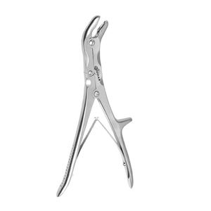 Acier inoxydable Jansen Bone Rongeur Baïonnette 19cm Pointe 4mm Double Action Courbe Os Chirurgie Coupe Forceps Chirurgie Orthopédique - Product Image 6