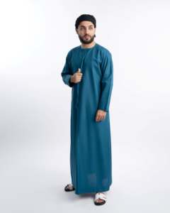 Vente chaude Premium Personnalisé Hommes Vêtements Musulmans Respirant Manches Longues pour Daffah Dubai Thobe pour le Printemps Plus Size Options - Product Image 4