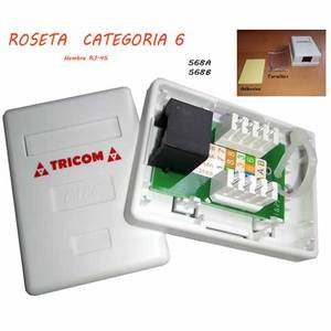 Conector Ethernet Tipo Roseta Categoría 6 - Product Image 1