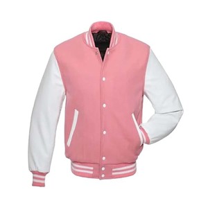 Chaqueta universitaria de béisbol con cierre de botón clásico bordado para hombre con logotipo personalizado chaqueta universitaria para hombre - Product Image 3
