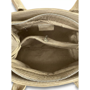 กระเป๋าถือหนังกลับแท้ ผลิตในอิตาลี งานศิลป์ การออกแบบโครงสร้าง 26008 - Product Image 4