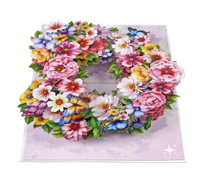 Wholesale HMG Popup <b>Paper</b> Customized <b>Handmade</b> 3D Pop-up Greeting Cards with Offset Printing for Happy Birthday or Mother's Day - Product Image 4