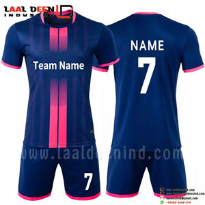 ชุดเครื่องแบบฟุตบอล,ชุดกีฬาฟุตบอลชื่อทีมหรือโลโก้ที่กำหนดเองได้ - Product Image 2