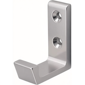 Metal <b>Wall</b> Hook with Single Hook 41mm and 47mm Hooks by HERMETA - Product Image 2