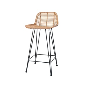 Durable Indoor Outdoor <b>Rattan</b> Bar <b>Chair</b> <b>for</b> Hotels Living Rooms Parks Villas Dining Bedrooms Comfortable <b>Garden</b> Sets Furniture - Product Image 4