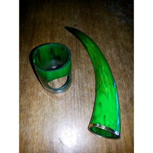 แก้วไวน์ไวกิ้งฮอร์นสำหรับดื่มแชมเปญแบบหลากสีสำหรับโรงแรมและร้านอาหารผลิตในอินเดีย - Product Image 4