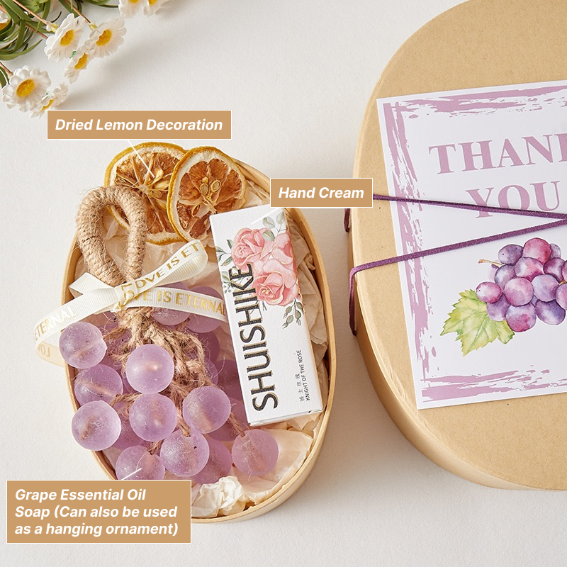 Grape essential oil soap-small gift box