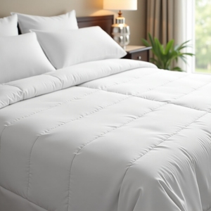 Hotel-Quality Ultra Soft 220x225cm Summer <b>Duvet</b> Insert Breathable Cotton Cover Plain Pattern Modern Style Washable for Home Use - Product Image 1