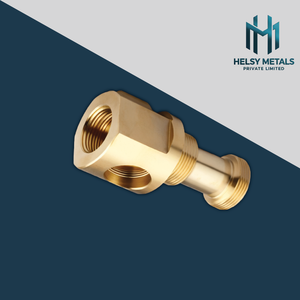 Conector en T de Latón Mecanizado por CNC, Resistente a la Corrosión, Cuerpo Robusto, Diseño Compacto para Fontanería y Equipos Industriales - Product Image 2