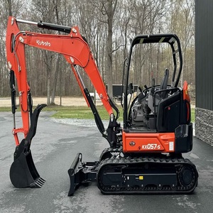 รถตักล้อยาง KUBOTA KX057-5 รถแบคโฮ 1 ตัน พร้อมลูกปืนเครื่องยนต์ ชุดเกียร์ ประสิทธิภาพสูง เครื่องจักรงานดิน คุณภาพพรีเมียม - Product Image 3