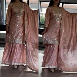 Bel ensemble pakistanais Salwar Kameez pour l'Aïd et les occasions spéciales avec broderie détaillée et look classique aux meilleurs prix - Product Image 3