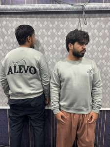 Sweat oversize à épaules tombantes Couleurs personnalisées Brodé Hiver Unisexe Streetwear Pull Coton doux Poids lourd - Product Image 3