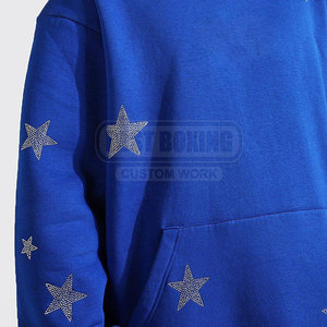 Chándal de diamantes de imitación para hombre con diseño brillante y ajuste delgado para ropa de calle elegante chándal de diamantes de imitación para hombre - Product Image 6
