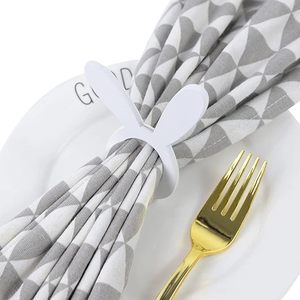 Servilletero de conejito de Pascua, servilletero de oreja de conejo de madera para una fiesta de cumpleaños y bodas para la decoración de su mesa de comedor - Product Image 6