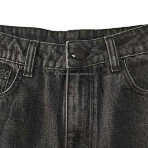 2025 personnalisé hommes imprimer Denim pantalon en détresse lavage coupe ample planche à roulettes Hip Hop Baggy jean hommes à vendre personnalisé votre propre impression - Product Image 4