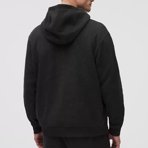 Vêtements de sport personnalisés de bonne qualité Sweats à capuche en nylon uni à manches longues - Product Image 5