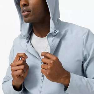 Chaqueta Softshell con capucha para hombre, cortavientos impermeable transpirable para deportes, gimnasio y viajes al aire libre - Product Image 2