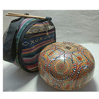 Brass Tongue Drum Hand Pan for Musical Education and Meditation