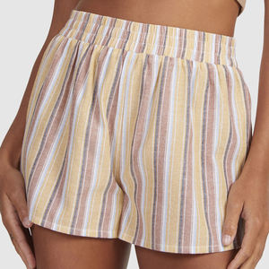 กางเกงขาสั้นชายหาดฤดูร้อนพิมพ์ลายเอวสูงสำหรับผู้หญิง-กันน้ำและแห้งเร็วได้อย่างสบาย - Product Image 2