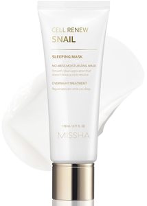 Masque de nuit coréen MISSHA Cell Renew Snail, masque visage pour la nuit, 3,71 oz - Product Image 1