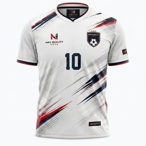 Maillot de football athlétique par sublimation, uniforme de performance pour équipe de football, vêtement de sport respirant, anti-humidité, séchage rapide - Product Image 5