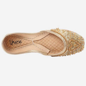 Unze London เครื่องประดับลูกปัดหนังแท้สำหรับผู้หญิงดีไซน์อินเดีย/ปากีสถาน - Product Image 4