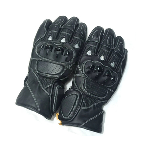 ถุงมือหนังขี่มอเตอร์ไซด์กันน้ำสำหรับฤดูหนาวเล่นกีฬาแข่งรถหน้าจอสัมผัส - Product Image 2