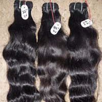 Extensions de cheveux humains vierges non traités, qualité Remy, ondulés, tissage de cheveux indiens bruts, paquets à double trame, toutes couleurs