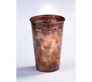 Handmade Pure Copper Drinking <b>Glass</b> with Ayurvedic Benefits Eco-friendly Hammered Copper Drinking <b>Tumbler</b> with Custom logo - Product Image 6