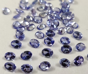 Tanzanite ธรรมชาติขนาด7x9มม. รูปไข่ทรงวงรีทรงหลวม - Product Image 5