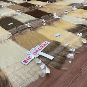 Top Trending Genius Weft Raw Vietnamita Trama de cabello humano para cierre de encaje suizo Natural ondulado 6x6 Paquetes de color de firma - Product Image 6