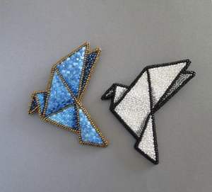 Classic <b>ROSE</b> Bead Tassel Jhumka Jewelry Set 3pcs/SET-Gold Plated Brass Charm <b>Necklace</b> & Drop Earrings - Product Image 6