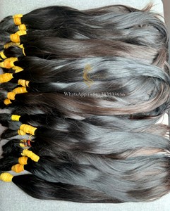 Extensions de cheveux soyeux vierges crus de haute qualité Faisceaux de cheveux humains 100% bruts du Vietnam Donateur unique non traité - Product Image 4